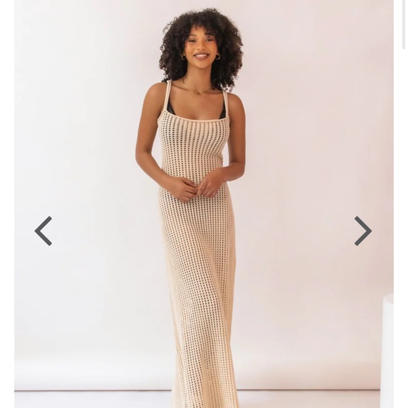 Verge Girl Dresses Vrg Grl Holiday Nights Crochet Maxi Dress